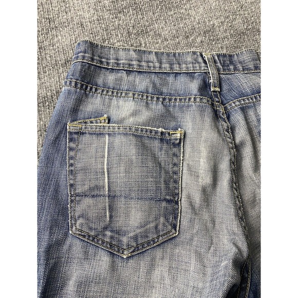 PRPS Bruised Never Broken Jeans 33 Mens Blue USA Cotton‎ Selvedge Baggy Loose - Picture 15 of 16
